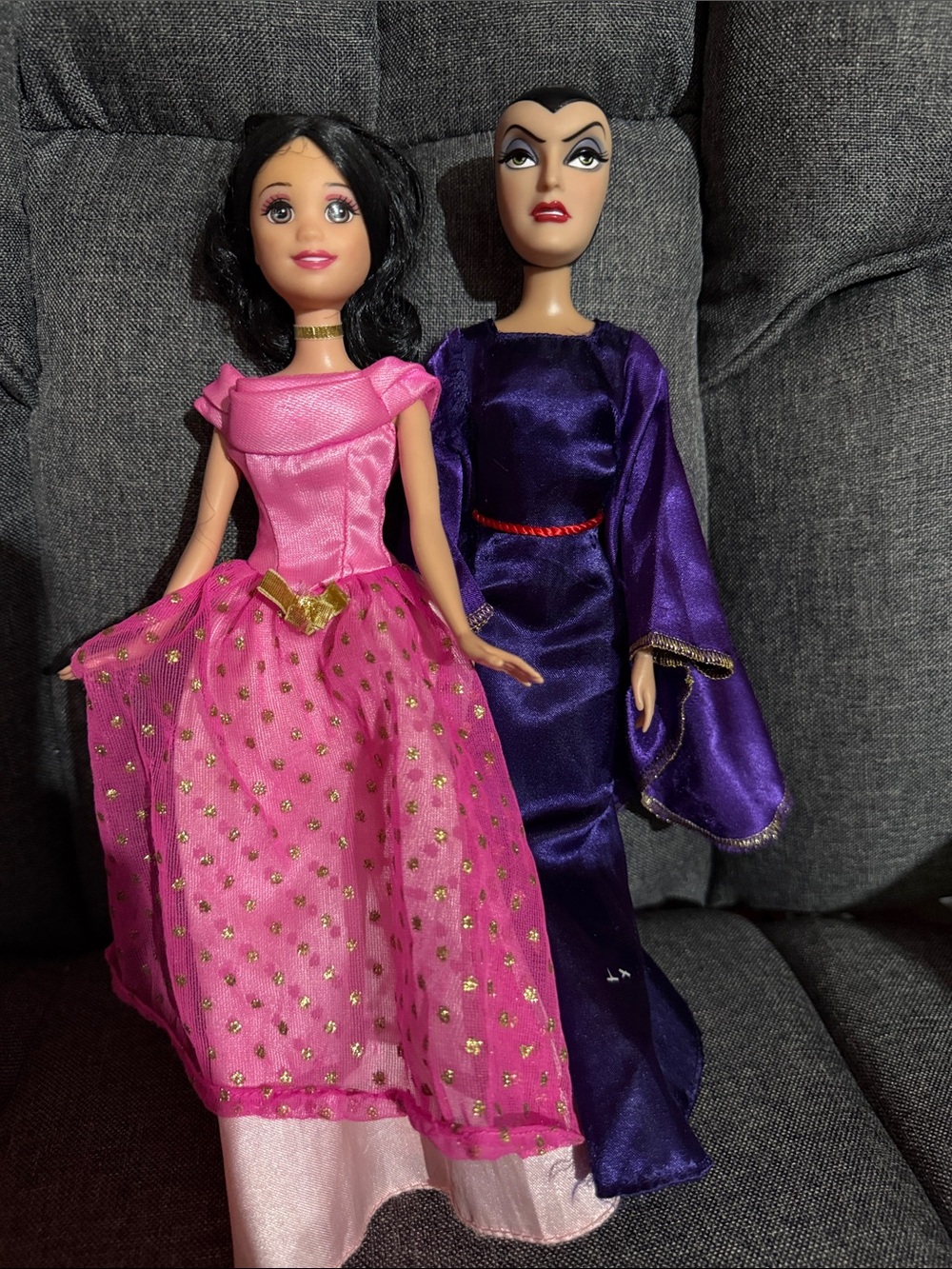 Disney’s Snow White and her Evil Stepmother- Pink & Purple Princess Dresses